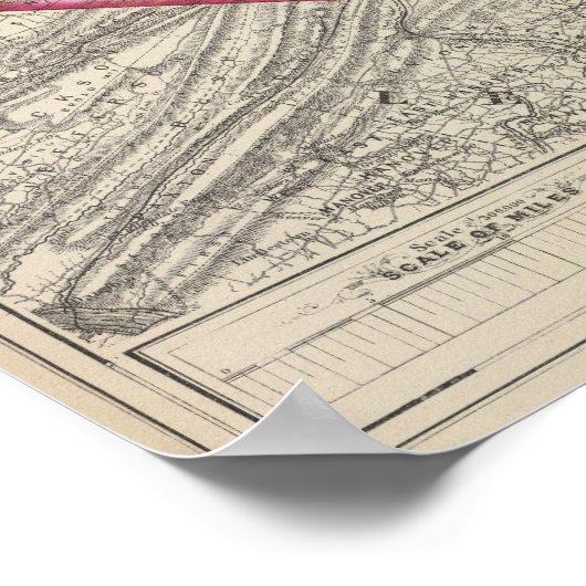 Poster Comté de Schuylkill (Coin)