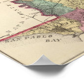 Poster Comté de Solano, Californie (Coin)