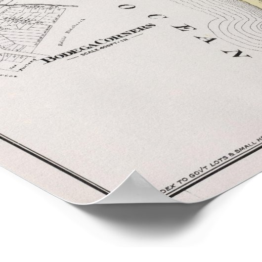 Poster Comté de Sonoma, Californie 15 (Coin)