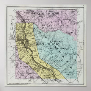 Poster Comté de Sonoma, Californie 18