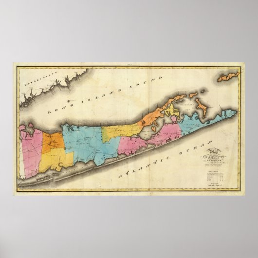 Poster Comté de Suffolk (Devant)