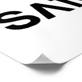 Poster Comté de Suffolk Long Island orthographe phonétiqu (Coin)