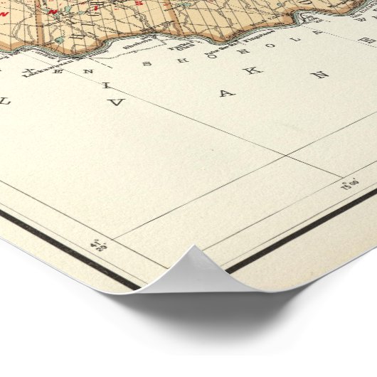 Poster Comté de Sullivan (Coin)