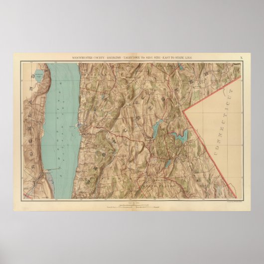 Poster Comté de Westchester (Devant)