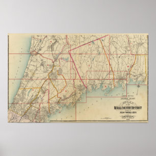 Poster Comté de Westchester, New York