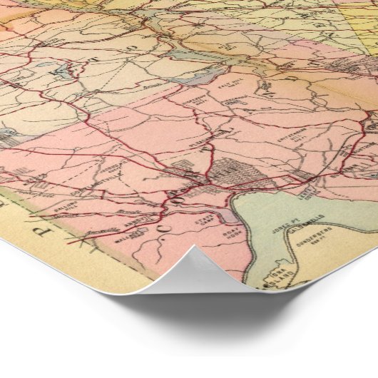 Poster Comté de Westchester, New York (Coin)