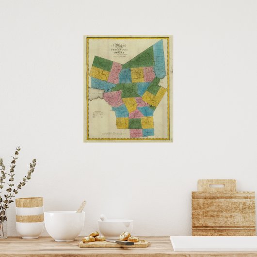 Poster Comté d'Oneida (Cuisine)