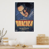 Poster Comte Dracula-Bela Lugosi 1931 (Cuisine)