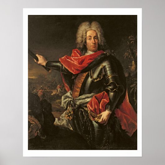 Poster Comte général Johann Matthias von der Schulenburg (Devant)