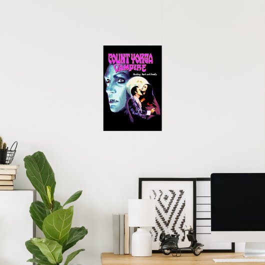 Poster Comte Yorga Vampire (Bureau à domicile)