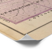 Poster Comtés de Brown et Nicollet, Minnesota (Coin)