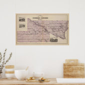 Poster Comtés de Brown et Nicollet, Minnesota (Cuisine)