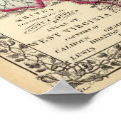 Poster Comtés de Calhoun, Gilmer, Braxton, Lewis, Upshur (Coin)