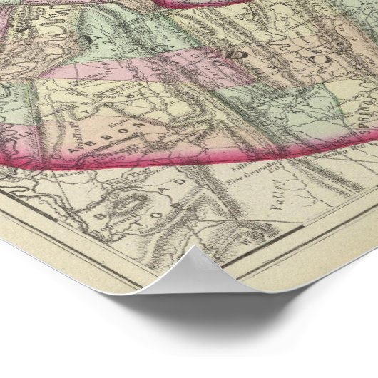 Poster Comtés de Huntingdon, Juniata, Mifflin, Perry (Coin)