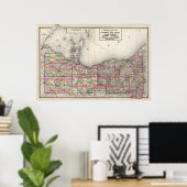 Poster Comtés de Sandusky, Seneca et Summit (Bureau à domicile)