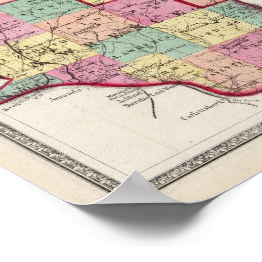 Poster Comtés de Vinton (Coin)