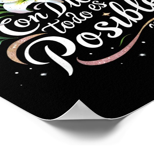 Poster Con Dios Todo Es Sible Mateo 19_26 Gift (Coin)