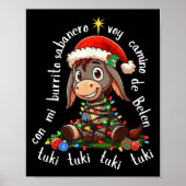 Poster Con Mi Burrito Sabanero Mexican Tuki Tuki Latino X (Devant)