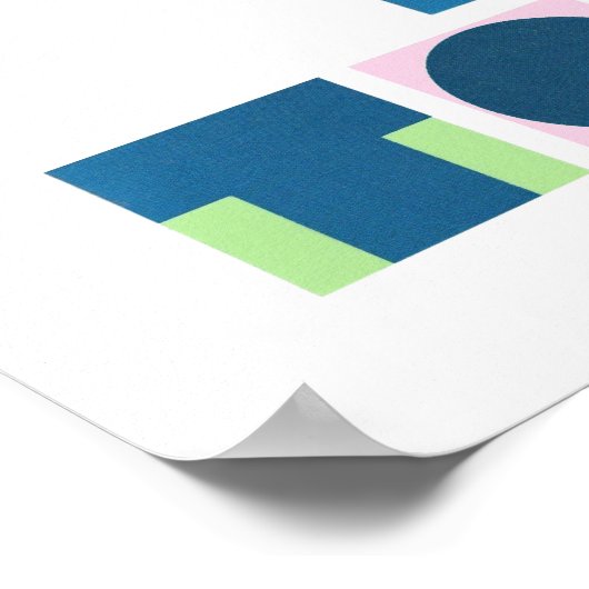 Poster CON TODOS blanc coloré (Coin)