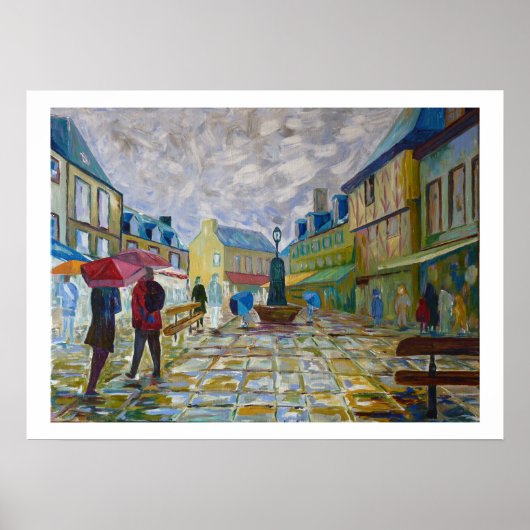 Poster Concarneau en Bretagne (Devant)