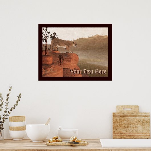 Poster Concentration - Cougar (Cuisine)