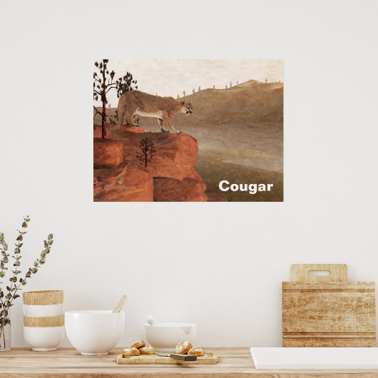 Poster Concentration - Cougar (Cuisine)