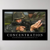 Poster Concentration : Devis inspirant (Devant)