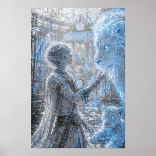 Poster Concentration / Dresseur d'animaux / Enclos (Devant)