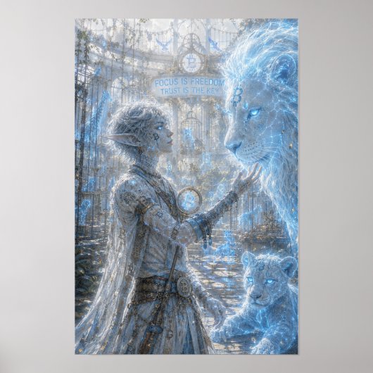 Poster Concentration / Dresseur d'animaux / Enclos (Devant)