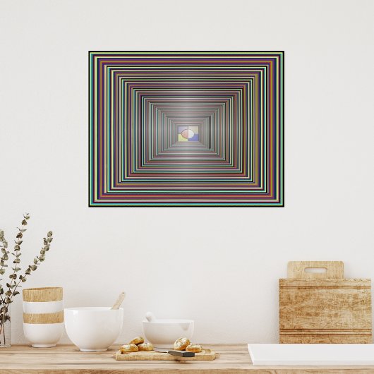 Poster Concentration Méditation Visualisation (Cuisine)