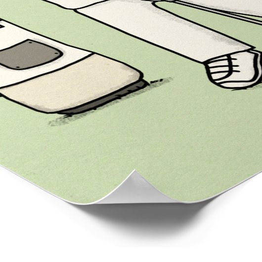 Poster Concentration sur le bien (Coin)