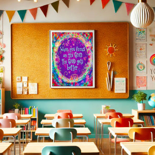 Poster Concentrez-vous sur l’affiche sur l’intégrité moti