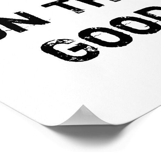 Poster Concentrez-vous sur le Bien. (Coin)