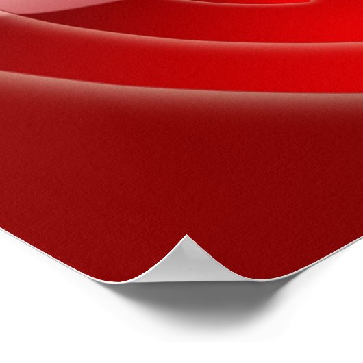 Poster Concentric Hearts Canvas Print (Coin)