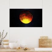 Poster Concept artistique de Kepler-10b (Cuisine)