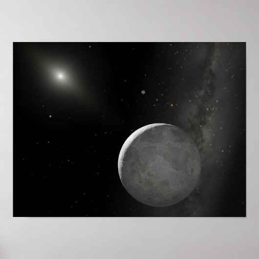 Poster Concept artistique de l'objet Kuiper Belt (Devant)