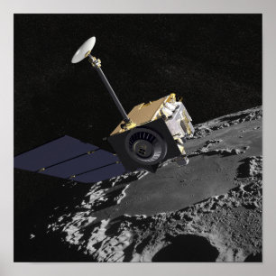 Poster Concept artistique de l'Orbi lunaire de reconnaiss