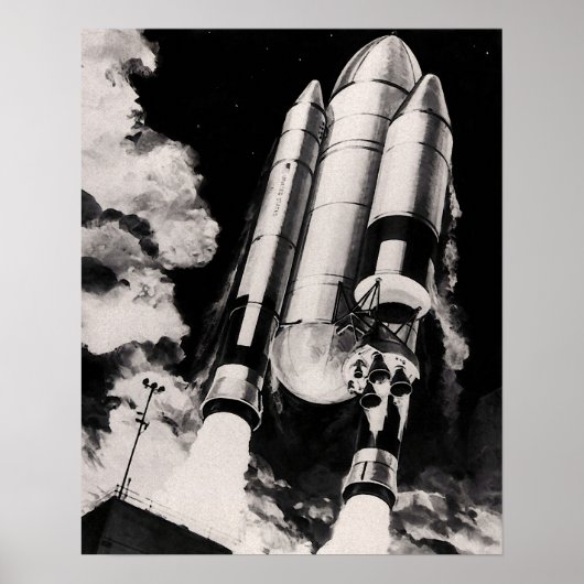 Poster Concept artistique de véhicule de lancement de la (Devant)