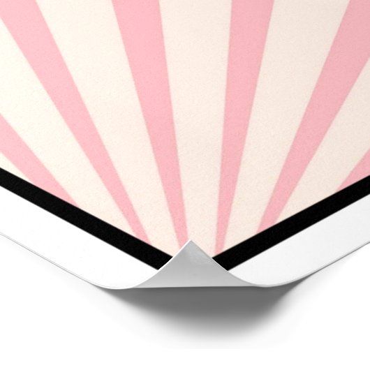 Poster concept créatif Abstrait comic pop art style blan (Coin)