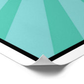 Poster concept créatif Abstrait comic pop art style blan (Coin)