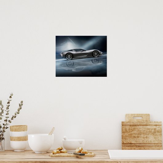 Poster Concept de Corvette Stingray (Cuisine)