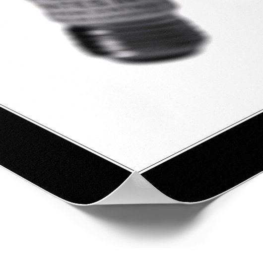 Poster concept d'idée d'ampoule (Coin)