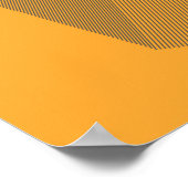 Poster Concept moderne, urbain, jaune, audacieux et simpl (Coin)