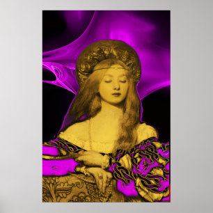 POSTER CONCEPTEUR DE COSTUMES DE VANITÉ BEAUTÉ-MODE