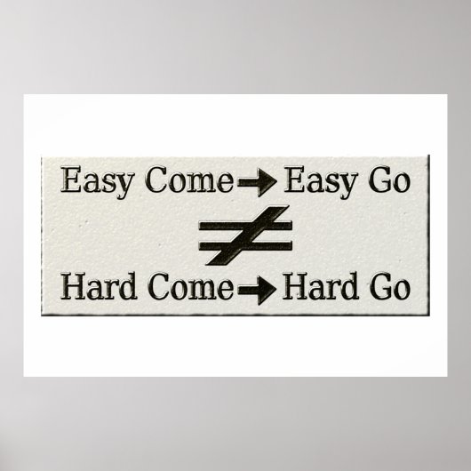 Poster Conception À Propos D'Un Travail Facile Et D'Une R (Devant)