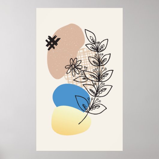 Poster Conception abstraite (Devant)