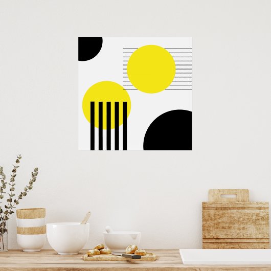 Poster Conception abstraite (Cuisine)