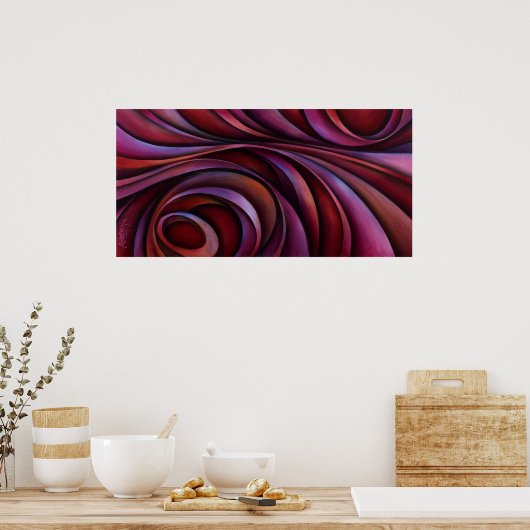 Poster conception abstraite (Cuisine)