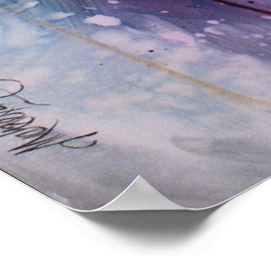 Poster Conception abstraite (Coin)