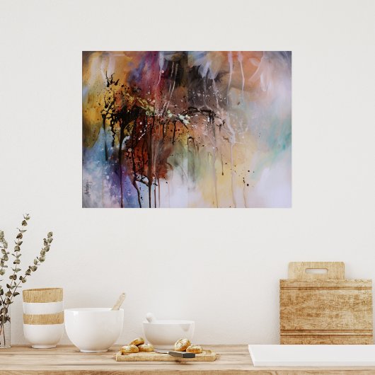 Poster Conception abstraite (Cuisine)